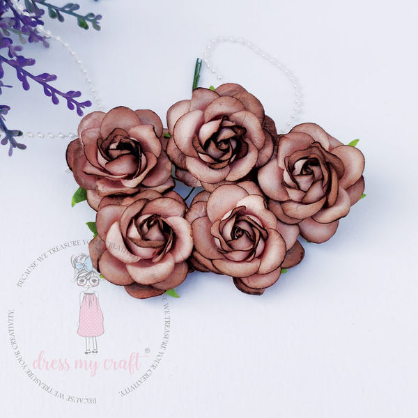 Curved Roses 45 MM - Cedar