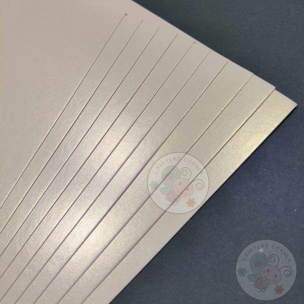 Metallic Pink Cardstock - 11.9" x 11.9" - 250 GSM