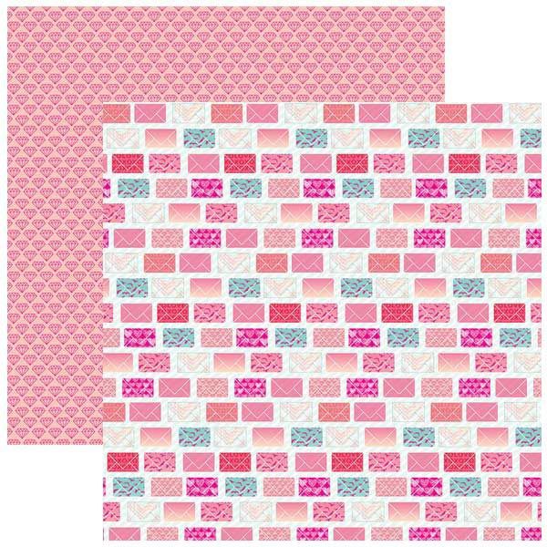 Sprinkled with Love Sealed with a Kiss - 25 Pcs of 12" x 12" Paper